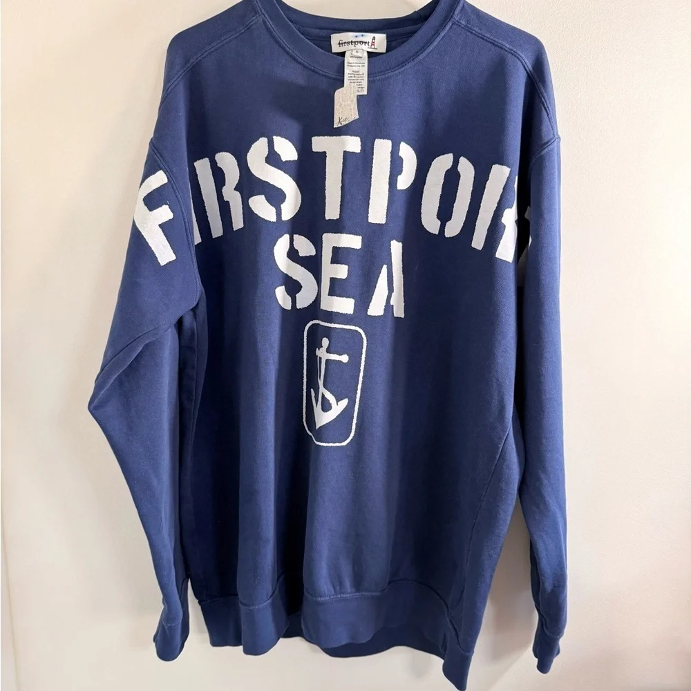 Free People x First Port Sweatshirt Nautical Firstport